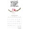 Live with Intention | 2026 12 x 24 Inch (Hanging) Monthly Square Wall Calendar | Featuring the Artwork of Renee Locks | Plastic-Free